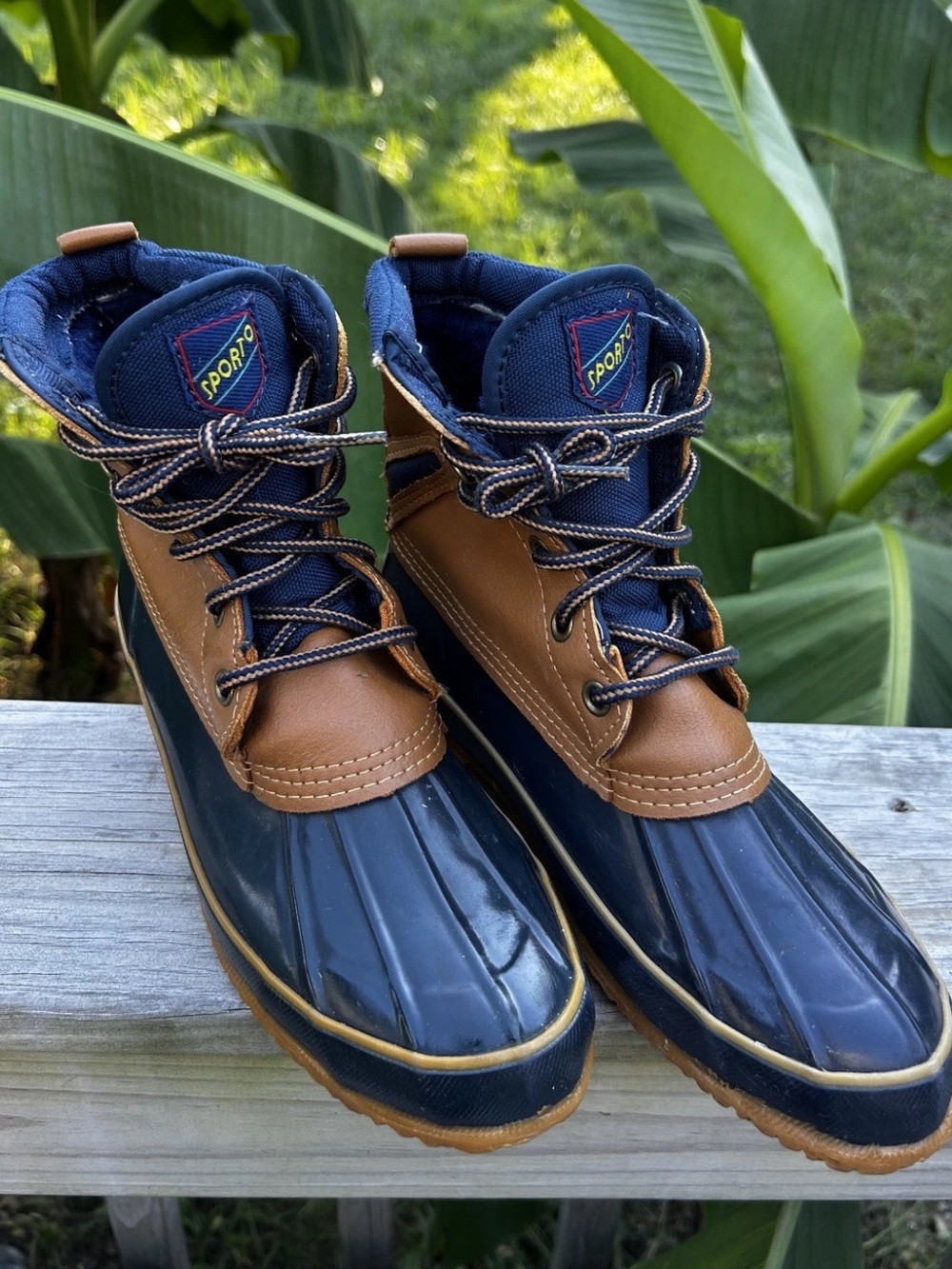 Sporto Women's Duck Boots Thermalite Size 7 Navy